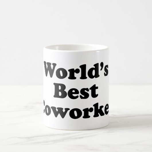 Beste collega ter wereld koffiemok (Center)