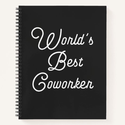 Beste collega ter wereld notitieboek (Voorkant)