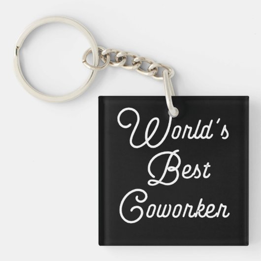 Beste collega ter wereld sleutelhanger (Voorkant)