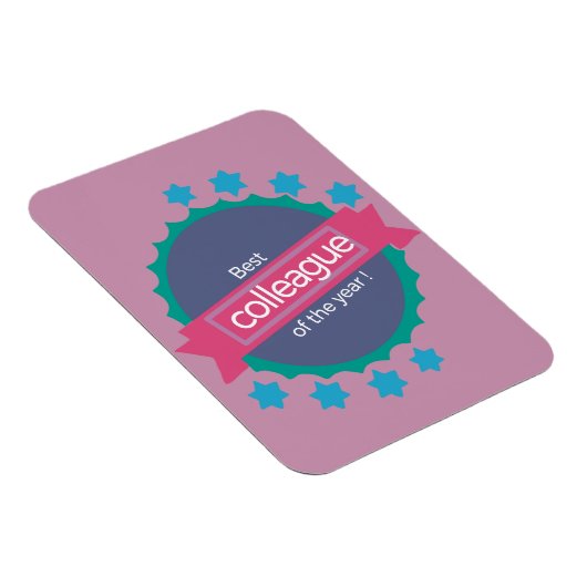 Beste collega-verjaardagscadeau magneet (Rechterzijde)