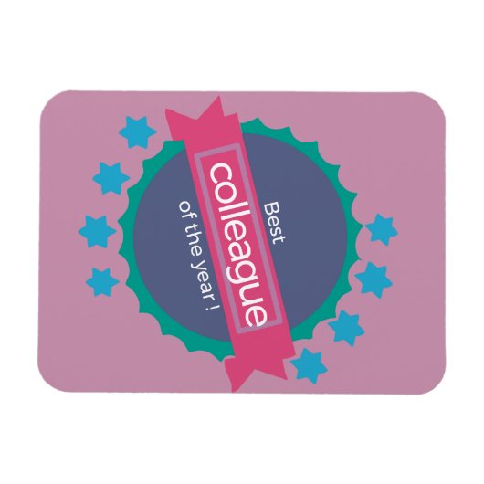 Beste collega-verjaardagscadeau magneet (Horizontaal)