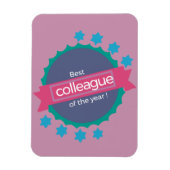 Beste collega-verjaardagscadeau magneet (Verticaal)
