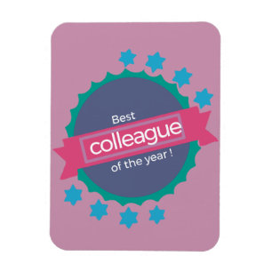 Beste collega-verjaardagscadeau magneet