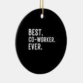 Beste collega's ooit schattige collega's keramisch ornament (Rechts)