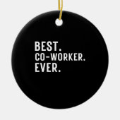 Beste collega's ooit schattige collega's keramisch ornament (Voorkant)