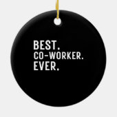 Beste collega's ooit schattige collega's keramisch ornament (Achterkant)