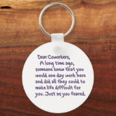 Beste collega's sleutelhanger (Voorkant)