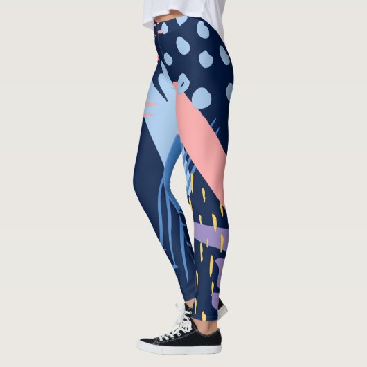 BESTE COLORFUL PATROON LEGGINGS (Links)
