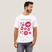 Beste comfortabele T-shirt Met veel kusjes voor Jo (Voorkant volledig)