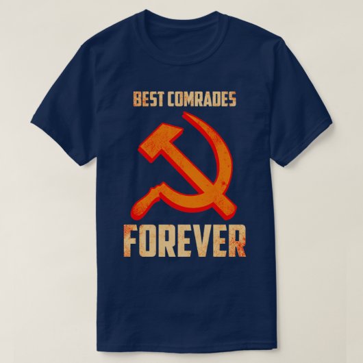 Beste Comrades voor altijd T-shirt (Design voorkant)