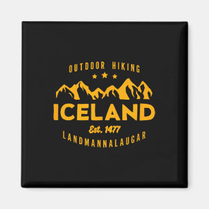 Beste Cool IJsland IJsland Wandeltocht Landmannala Magneet