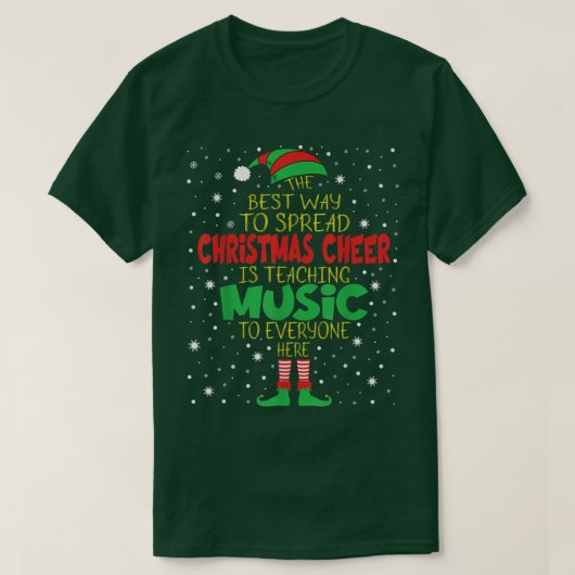 Beste coole grappige manier om kerstmis te verspre t-shirt (Design voorkant)