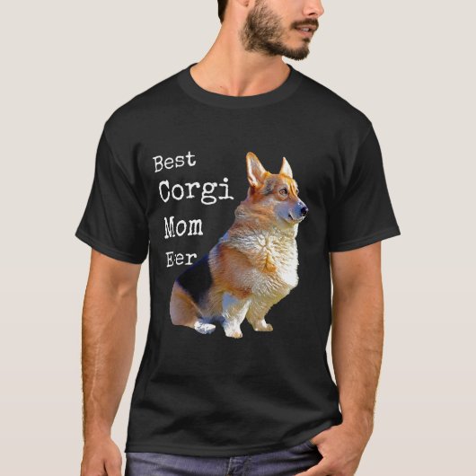 Beste Corgi Moeder Ooit T-shirt Pembroke Welsh Cor (Voorkant)