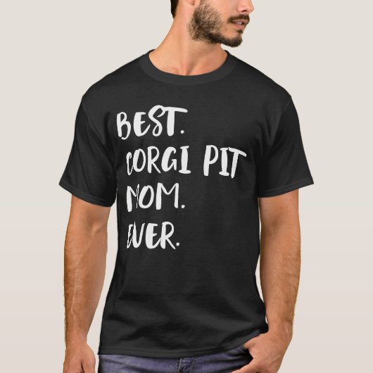 Beste Corgi Pit-moeder ooit T-shirt (Voorkant)