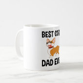 Beste Corgi Vader Ooit Koffiemok (Voorkant links)