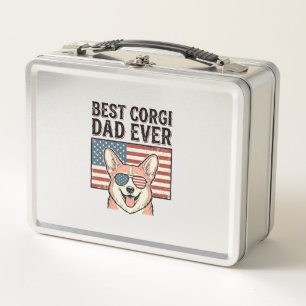 Beste Corgi Vader Ooit Patriottisch Vintage Hond S