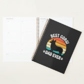 Beste Corgi Vader Ooit Retro Hond Planner (Display)