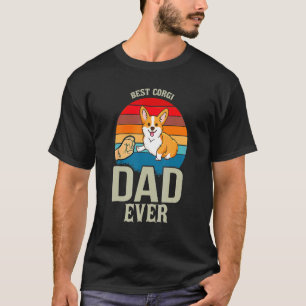 Beste Corgi Vader Ooit Vaderdag Hondeneigenaar T-shirt