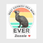 Beste Cornish Rex Moeder Ooit Sticker (Vel)