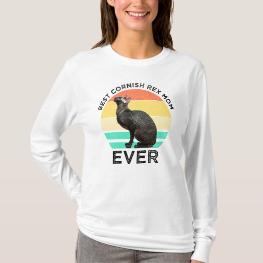 Beste Cornish Rex Moeder Ooit T-shirt (Voorkant)