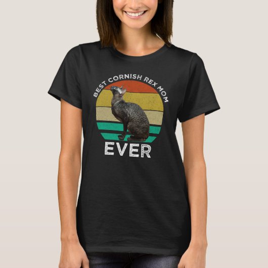 Beste Cornish Rex Moeder Ooit T-shirt (Voorkant)