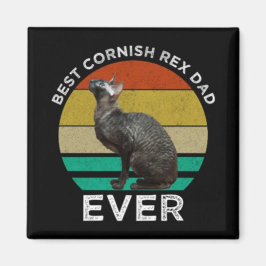 Beste Cornish Rex vader ooit Magneet (Voorkant)
