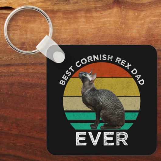 Beste Cornish Rex vader ooit Sleutelhanger (Voorkant)
