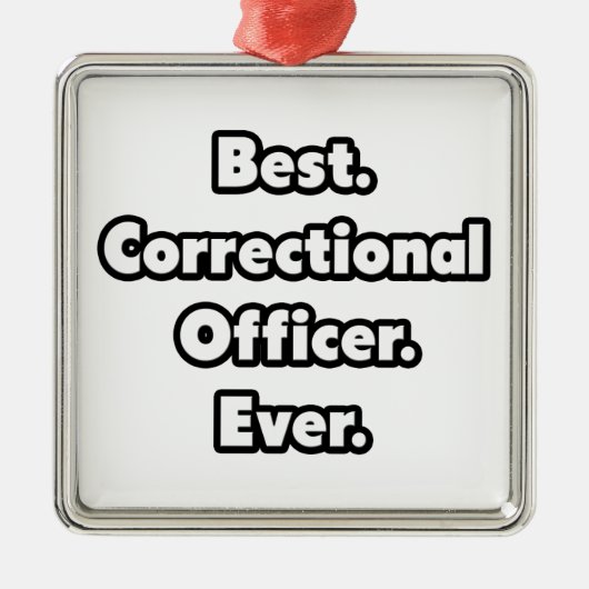Beste. Correctionaris. Ooit. Metalen Ornament (Voorkant)