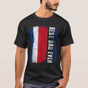Beste Costa Ricaanse vader ooit Costa Rica papa va T-shirt
