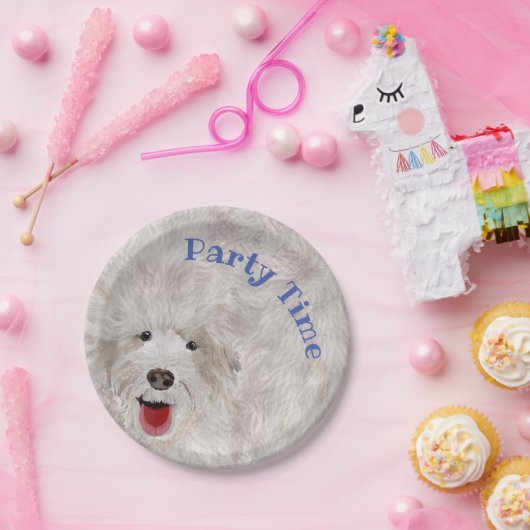 Beste Cozy Labradoodle Papieren Bordje (Feest)