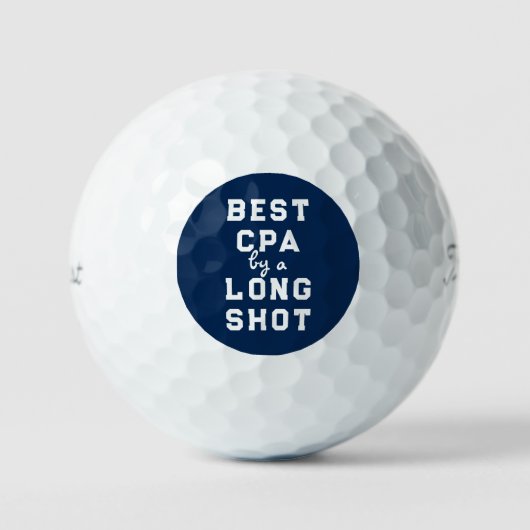 Beste CPA-cadeau Golfballen (Voorkant)