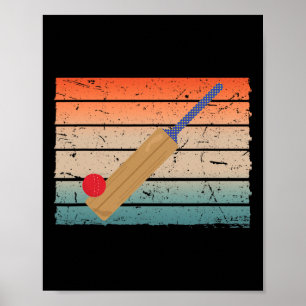 Beste Cricket-ontwerp voor mannen vrouwen sport sp Poster