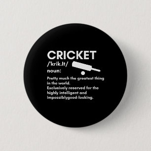 Beste Cricket-ontwerp voor mannen vrouwen sport sp Ronde Button 5,7 Cm