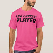 Beste Cricket speler Cricket speler T-shirt (Voorkant)
