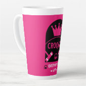 beste croquet game speler latte mok (Linkerhoek)