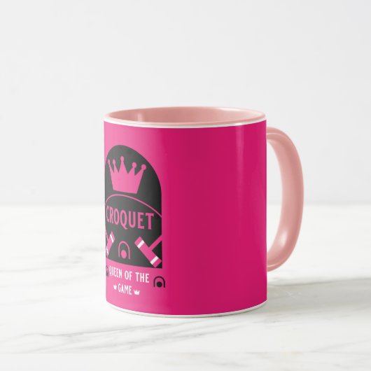 beste croquet game speler mok (Voorkant rechts)