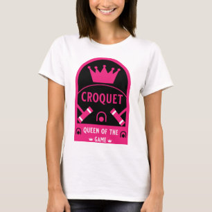 beste croquet game speler t-shirt