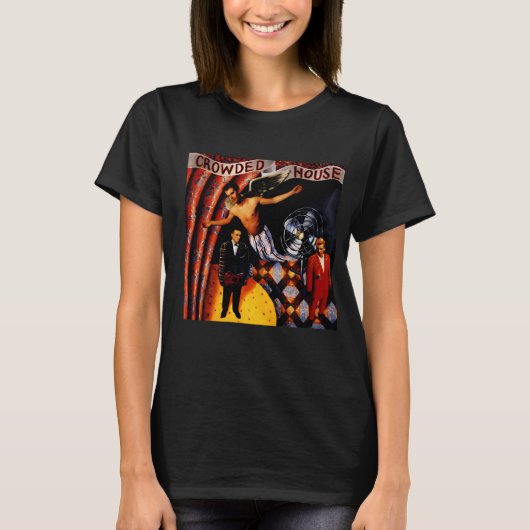 Beste Crowded House rockband (2) T-shirt (Voorkant)