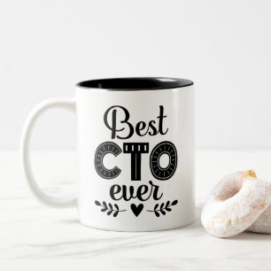 Beste CTO-manager ooit Tweekleurige Koffiemok