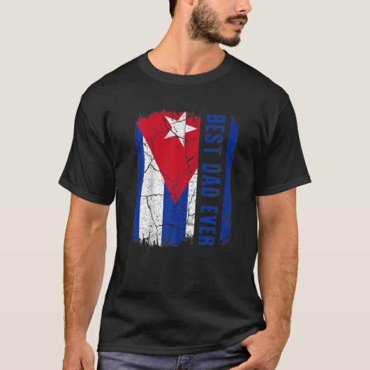 Beste Cubaanse vader ooit papa Vaderdag 11 T-shirt (Voorkant)