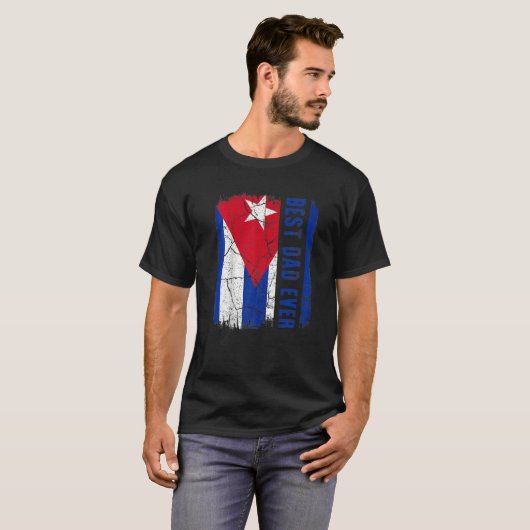 Beste Cubaanse vader ooit papa Vaderdag 11 T-shirt (Voorkant volledig)