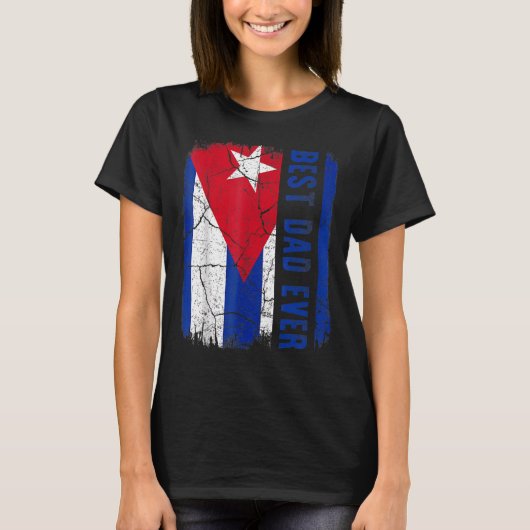 Beste Cubaanse vader ooit papa Vaderdag 11 T-shirt (Voorkant)