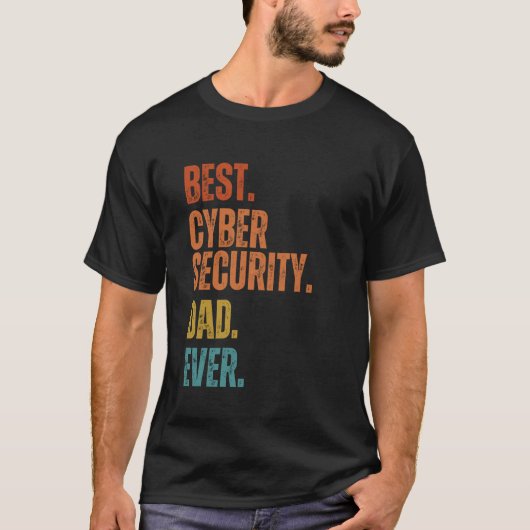 Beste cybersecurity vader ooit Cybersecurity Speci T-shirt (Voorkant)
