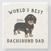 Beste Dachshond Papa ter Wereld Gepersonaliseerde 