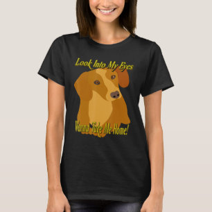 BESTE DACHSHUND FUNNY WIENER DOG WILT ME HOM NEMEN T-SHIRT