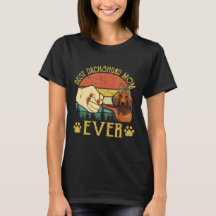 Beste Dachshund Mam ooit Hondenliefhebber T - shi T-shirt