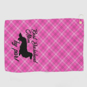 Beste Dachshund Moeder door Par Grappige Golf Hand Golfhanddoek (Horizontaal)