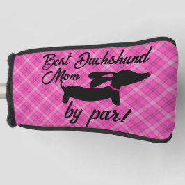 Beste Dachshund Moeder door Par Plaid Putter Head  Golfheadcover