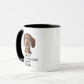 Beste Dachshund Moeder Ooit Aangepaste Foto Mok (Voorkant links)