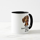 Beste Dachshund Moeder Ooit Aangepaste Foto Mok (Voorkant rechts)